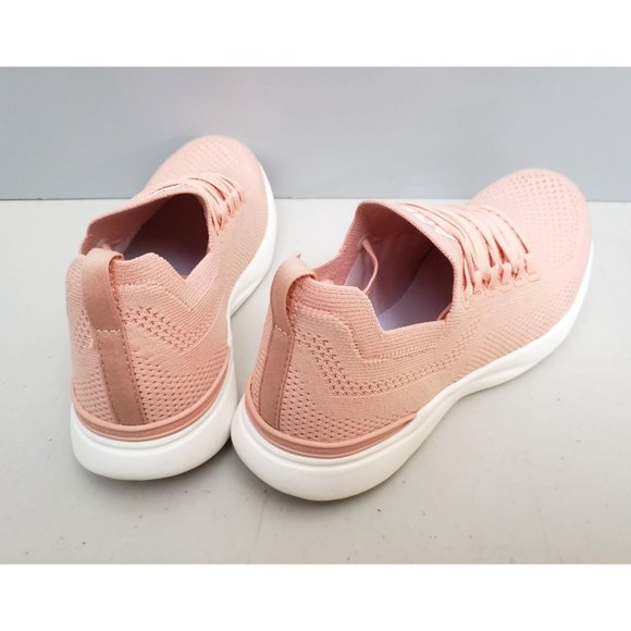APL TechLoom Breeze Sneakers in Blush Pink Ivory White Size 6 36 - Picture 2 of 5